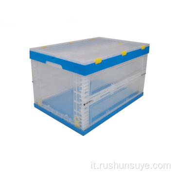 Box pieghevole trasparente 65L